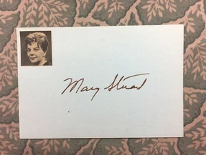 Mary Stuart - Search for Tomorrow -Guiding Light - Hucksters - Autographed 1974 - Picture 1 of 2