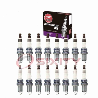 16 pcs NGK Ruthenium HX Spark Plugs for 2005-2006 Mercedes-Benz C55 AMG 5.5L me - Image 1 of 4