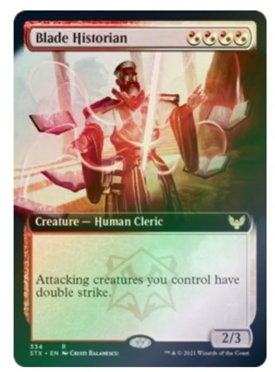 Blade Historian (Extended Art) -Foil Near Mint MTG Strixhaven NM/M - Image 1 of 1