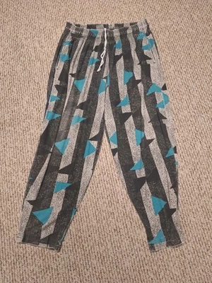 VTG Surf Pants Mens 30 Pull On Beach Baggy Parachute USA Art 80s 90s - Image 1 of 4