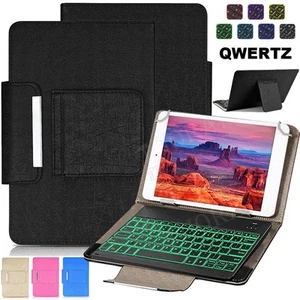 QWERTZ Beleuchtete Tastatur Maus Schutzhülle für Teclast T30 T40 T50 P40 M50 Pro - Bild 1 von 39