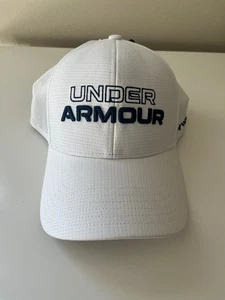 NEW Under Armour Golf Men's Jordan Spieth White M/L Fitted Golf Hat/Cap - Picture 1 of 9