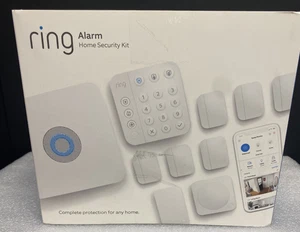 RING Wireless Alarm Home Security Kit 10 Piece Kit 2nd Gen Brand New SEALED! - Picture 1 of 7