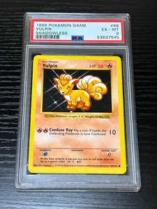 #68 Vulpix - SHADOWLESS [Base Set] PSA 6 Graded 1999 WOTC - Picture 1 of 2