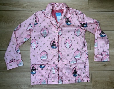 Nick & Nora satinado rosa caniche pijama camisa top para niñas talla XL-16 RARO Foto 1 de 4