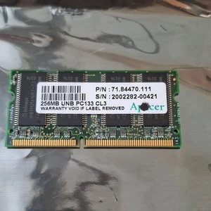Apacer 256MB PC133 CL3 133MHz 144-PIN SDRam SODIMM Laptop Memory 71.84470.111 - Picture 1 of 2