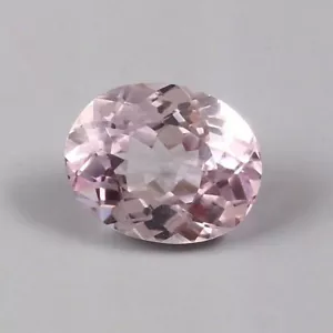 6,25 kt Natürlicher Madagaskar Rosa Morganit Ovalschliff Lose Edelstein 11,4 x 9 mm - Bild 1 von 4
