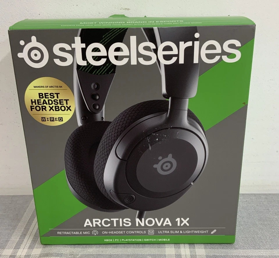 SteelSeries Arctis Nova 1X Wired Headset - Black, Universal Headphones - Image 1 of 1