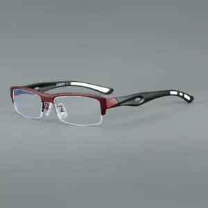 Mode Halbgestell Herren Brille Brillengestell Sport Modell Fahrradbrille TR90 - Bild 1 von 29