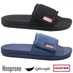 HUNTER LADIES WALKING COMFORT SUMMER BEACH HOLIDAY FLIP FLOPS SLIDERS SANDALS - Picture 1 of 26