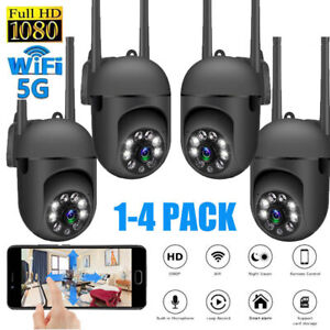 1080P 4x Wireless Security Camera System Smart outdoor 5G Wifi Night Vision Cam