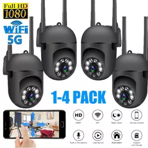 1080P 1-4 Wireless Security Camera System Smart Outdoor 5G Wifi Night Vision Cam - Picture 1 of 21