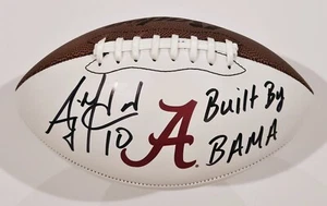 A. J. AJ A J McCarron Signed Auto UA Alabama Football w/Built by Bama Proof - Picture 1 of 2