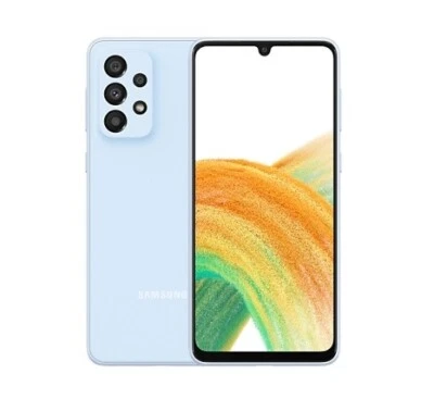 SMARTPHONE SAMSUNG GALAXY A33 5G SM A336B 128GB DUAL SIM 6.4" AMOLED BLUE NO A34 - Immagine 1 di 4