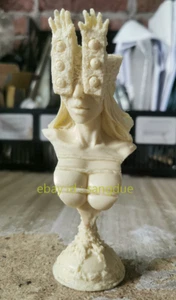 Unpainted Resin  13cm STING Six eyed Female Bust GK Collectible Statue In Stock - Picture 1 of 3