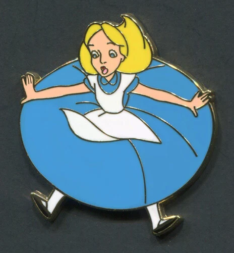 Alice in Wonderland Falling - Down the Rabbit Hole Anniversary Disney Pin - Image 1 of 1
