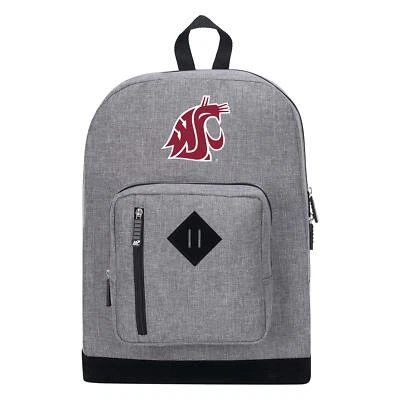 Mochila "Libro de jugadas" NCAA Washington State Cougars, gris, 18" x 5" x 13" Foto 1 de 4
