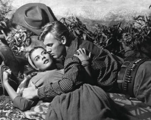 TAB HUNTER - NATALIE WOOD - 10" x 8" b/w Photograph THE BURNING HILLS 1956 - Imagen 1 de 1