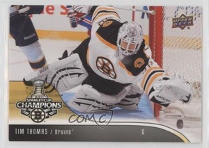 2011 Upper Deck Stanley Cup Champions Tim Thomas #2