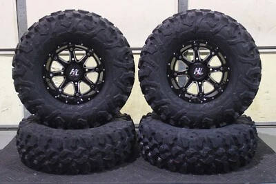POLARIS GENERAL 1000 30" CARNIVORE RADIAL ATV TIRE 14" HL4 WHEEL KIT POL10K - Image 1 of 4
