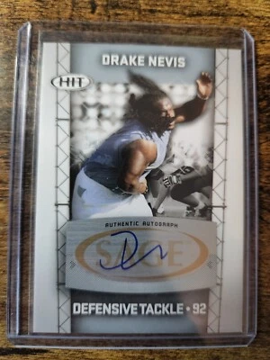2011 SAGE HIT Drake Nevis Silver Rookie RC Auto #A92 LSU Indianapolis Colts - Image 1 of 2