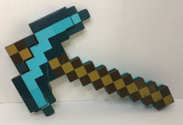 Minecraft Espadinha de Brinquedo E.V.A Decoração Fãs Hobbie Colecionáveis