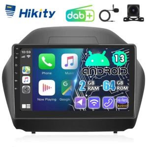 Radio DAB+ 10,1" 64GB CarPlay Android15 para Hyundai IX35 GPS WIFI NAVI FM RDS BT - Imagen 1 de 12