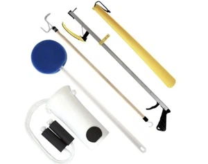 Mediwell 5-Pcs Premium Hip Knee Replacement dressing help kit sock aid shoe horn - Picture 1 of 12