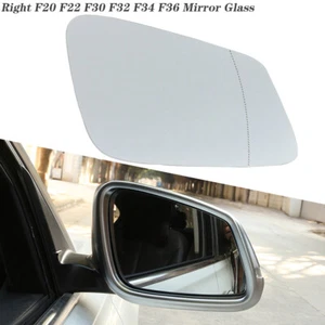 Right Side For Bmw F20 F22 F30 F32 F34 F36 Heated Wing Side Mirror Glass White - Picture 1 of 9