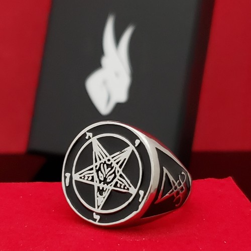 Church of Satan Sigil of Baphomet O.W. 1.5 goth punk occult alt ritual pendant