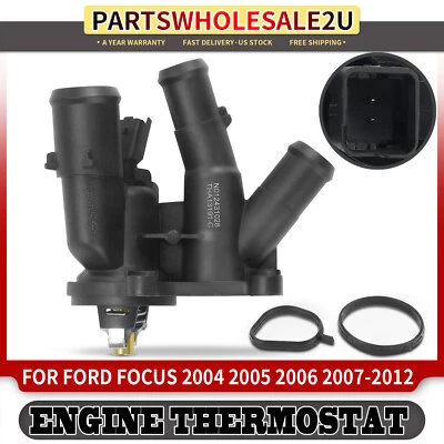 Thermostat Housing Assy for Ford Focus 2004 2005 2006 2007 2008 2009 2010-2012 - Image 1 of 4
