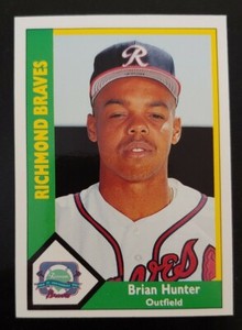 ⚾ 1990 CMC AAA baseball Brian Hunter Braves American Association Pro Cards