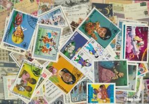 Briefmarken Motive  100 verschiedene Kinder Briefmarken