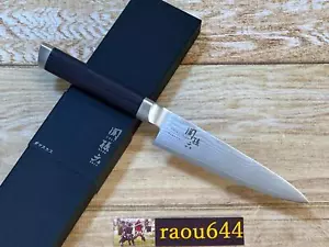 KAI SEKI MAGOROKU AE5202 Kitchen Petty Utility Knife 120mm 4.7" VG10 Damascus - Picture 1 of 24