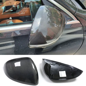 For Benz W206 W223 C300 C43 S63 AMG 22-25 Carbon Fiber Side Mirror Cover Replace - Picture 1 of 9