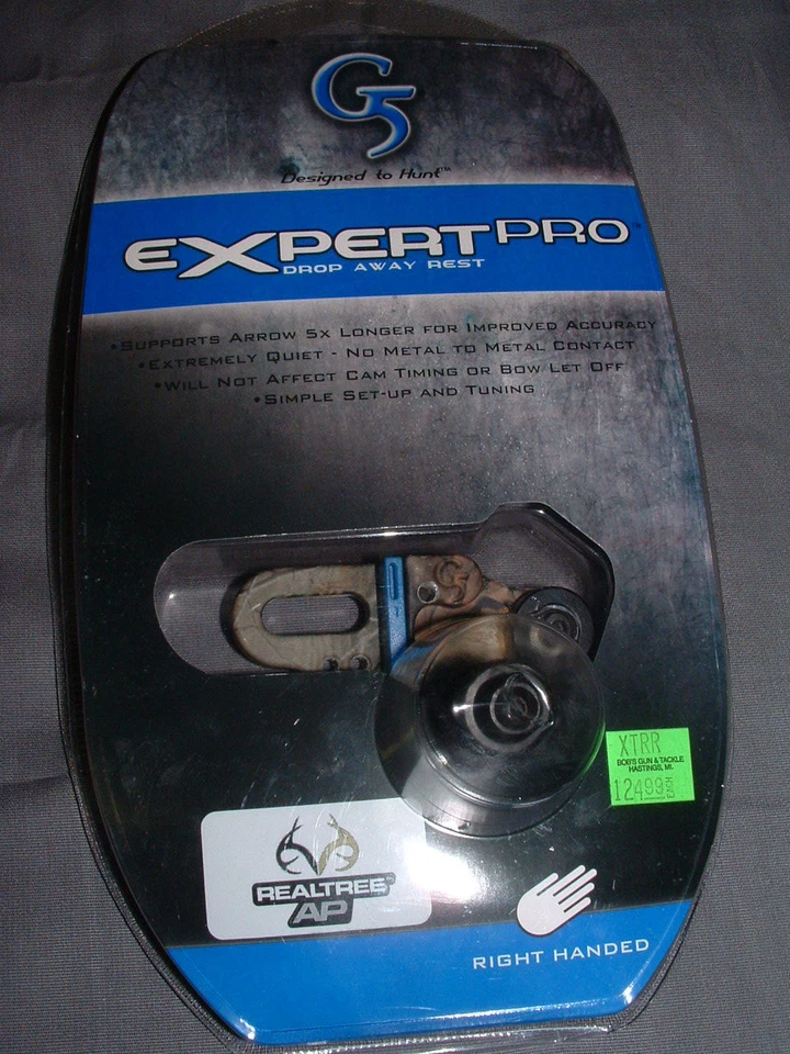 G5 Expert Pro Drop Away Rest Right Hand Model RealTree AP #284 or Lost Camo #288 - Image 1 of 2