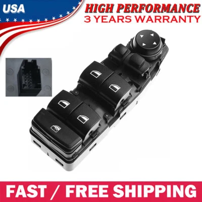 Interruptor ventana eléctrica delantero izquierdo bmw 528i 535i 550i 550i GT 650i M5 X3 Foto 1 de 4