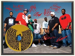 WU TANG CLAN LTD EDITION SIGNATURE SERIES PICTURE CD DISPLAY GIFT - Picture 1 of 4