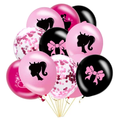 Barbie Globo Moda Niña Cumpleaños Spa Mimo Fiesta Decoración 12" 16 un. Foto 1 de 4