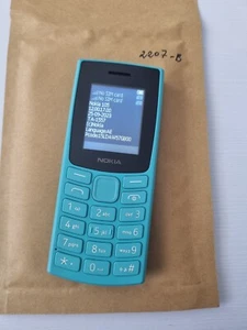Nokia 105 128MB Cyan (Unlocked) mobile phone - Picture 1 of 3