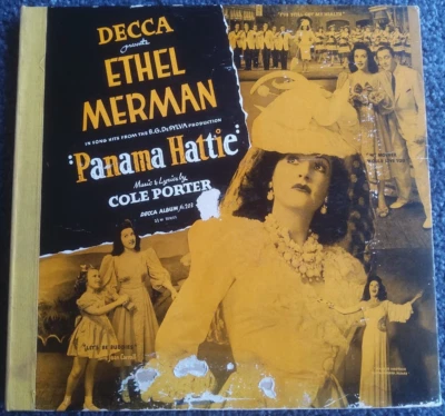 ETHEL MERMEN ~ PANAMA HATTIE ~ 2 10" 78rpm LPs 1940 VG+ ~ COLE PORTER - Image 1 of 4