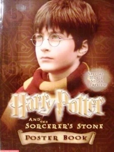 HARRY POTTER & THE SORCERER'S STONE - POSTER BOOK - WB SOFTCOVER COLLECTOR BOOK - Picture 1 of 1