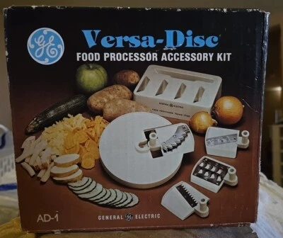 Vintage GE AD1 General Electric Versa-Disc Food Processor Accessory Kit - E3 - Image 1 of 3