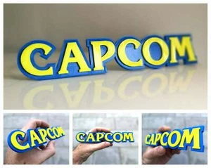 Capcom 3D logo / shelf display / fridge magnet - gaming collectible - Picture 1 of 6