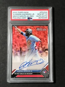 Vladimir Guerrero Jr. PSA 10 AUTO Topps Now 2023 Post Season Stars LE 9/10 - Bild 1 von 3