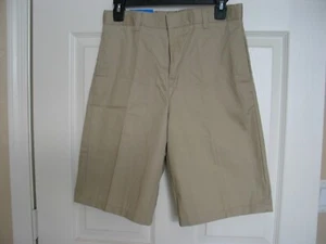 NWT French Toast boys youth size 16 adjustable waist Uniform Flat Front shorts - Picture 1 of 6