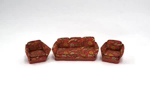 Sofá sofá vintage Lundby sofá suite de tres piezas - Imagen 1 de 10