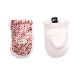The North Face Kids Littles Suave Oso Winter Mitten Pink Clay Infant XS - Picture 1 of 9