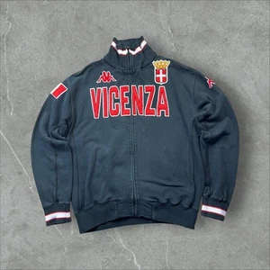 Vintage y2k 2000s Kappa Embroidered Full Vicenza Italy Spellout Full Zip XL - Bild 1 von 8