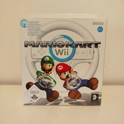 Volante Mario Kart Big Box per nintendo Wii Ottime Condizioni + GIOCO multi ita - Immagine 1 di 4
